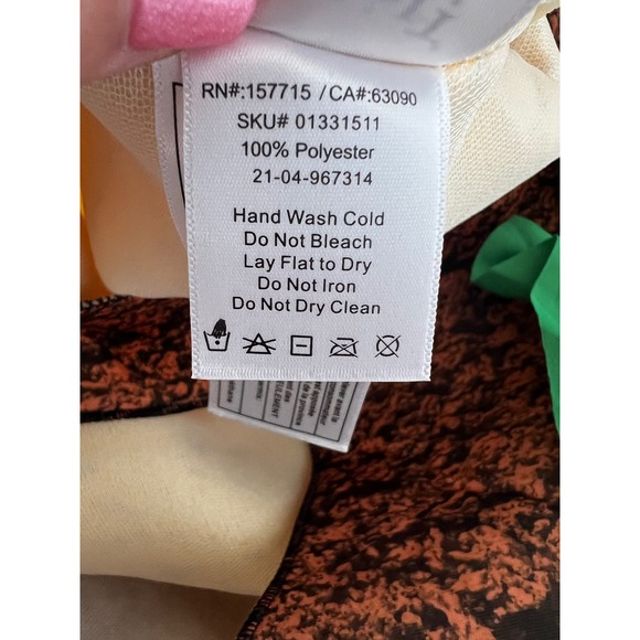 Spirit Halloween Adult Beef Taco Costume‎ With Sombrero Hat One Size - Picture 4 of 11